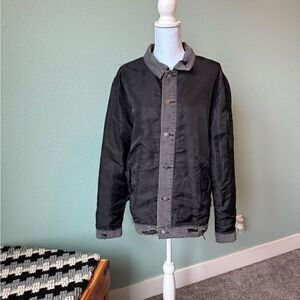 Elwood Nylon‎ Denim jean Jacket Men's Size L